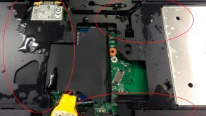 Lenovo L730が水没 キーボードが効かない