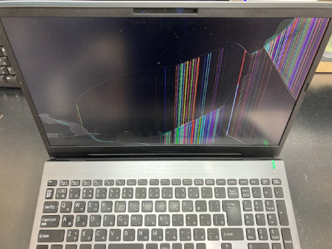 VAIO 画面割れ